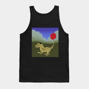 groundhog dragon with flower tail Tank Top